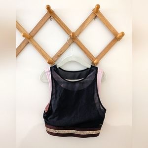 Zara Sport Mesh Layered Sports Tank